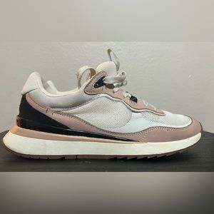 🔥Zara sneakers- Pastel pink, black&cream-size 39 /8.5US
